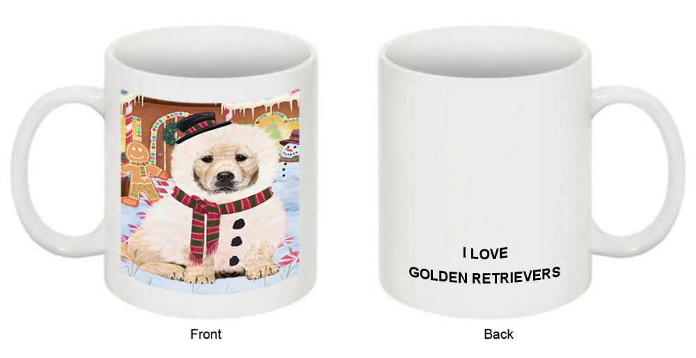 Christmas Gingerbread House Candyfest Golden Retriever Dog Coffee Mug MUG51739