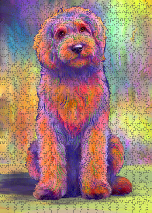 Paradise Wave Goldendoodle Dog Puzzle  PUZL95040