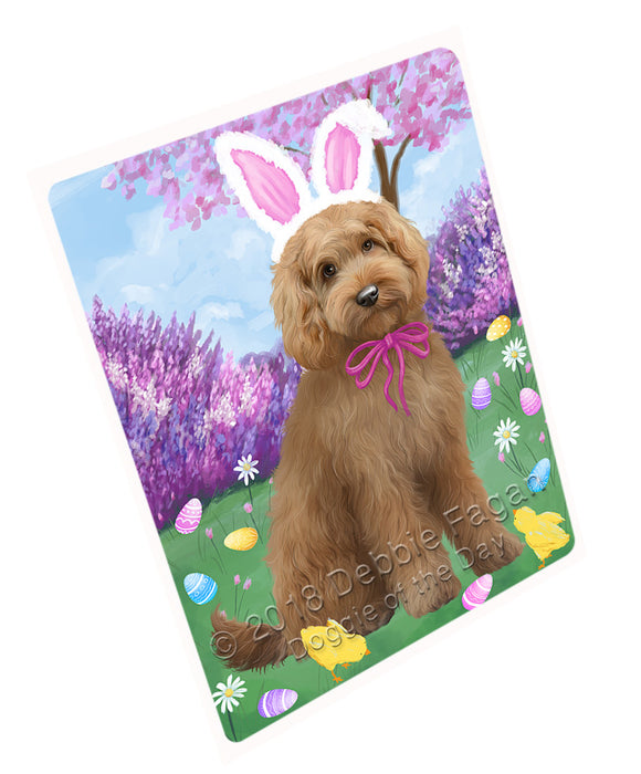 Easter Holiday Goldendoodle Dog Large Refrigerator / Dishwasher Magnet RMAG103836