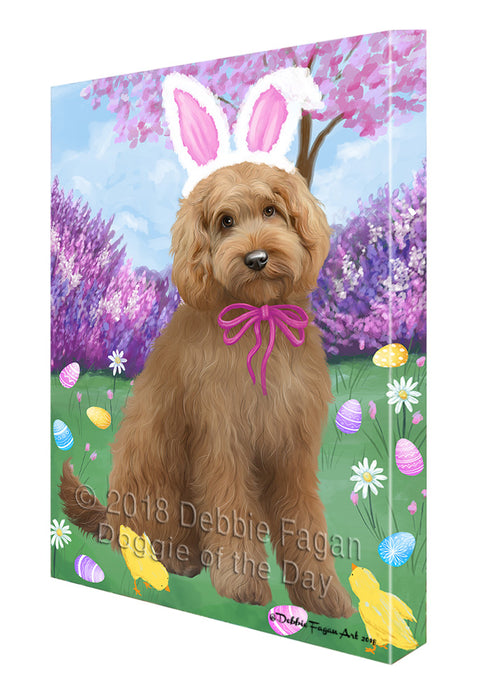 Easter Holiday Goldendoodle Dog Canvas Print Wall Art Décor CVS134576