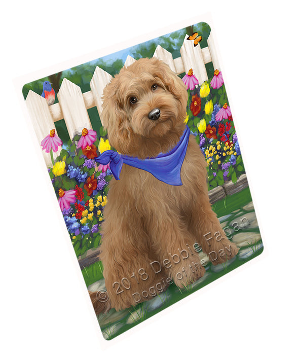 Spring Floral Goldendoodle Dog Blanket BLNKT86583