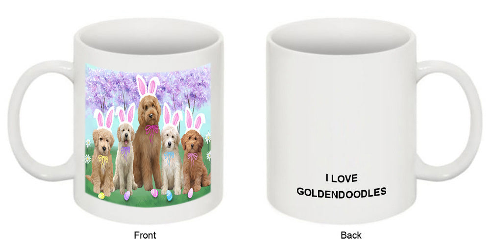 Easter Holiday Goldendoodles Dog Coffee Mug MUG52298