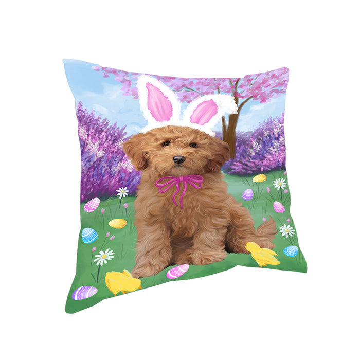 Easter Holiday Goldendoodle Dog Pillow PIL82012