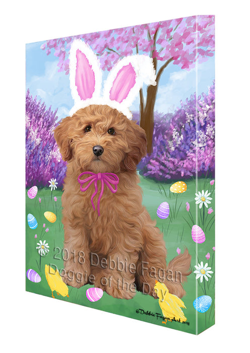 Easter Holiday Goldendoodle Dog Canvas Print Wall Art Décor CVS134594