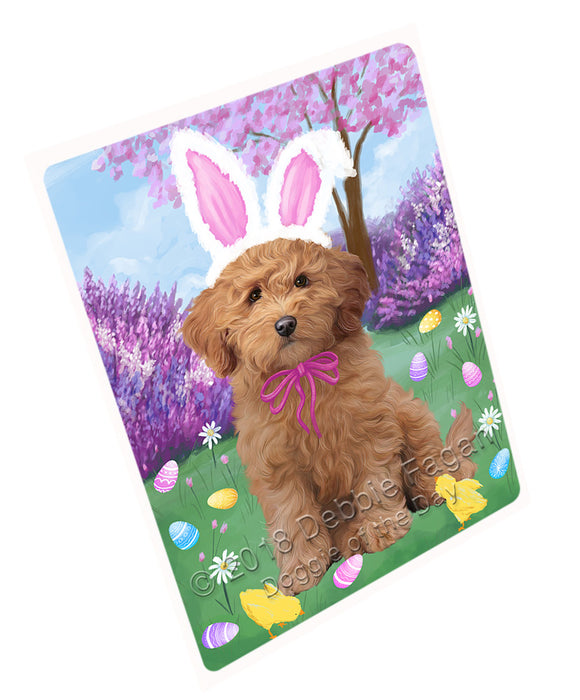 Easter Holiday Goldendoodle Dog Cutting Board C75927