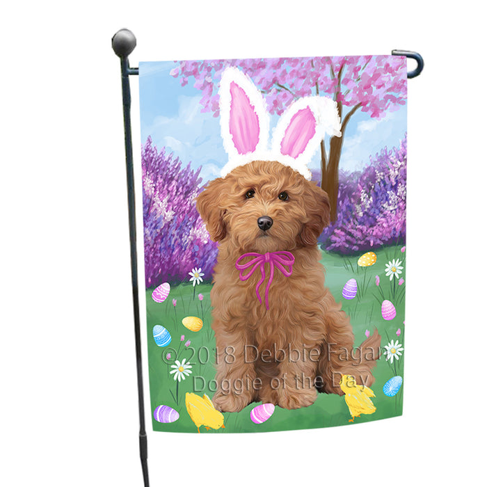 Easter Holiday Goldendoodle Dog Garden Flag GFLG57558