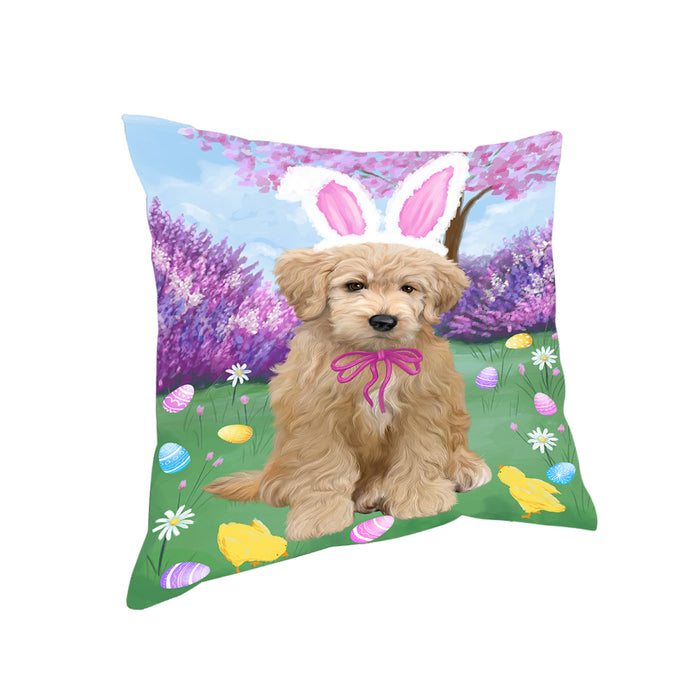 Easter Holiday Goldendoodle Dog Pillow PIL82016