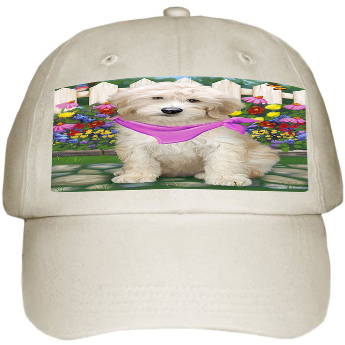 Spring Floral Goldendoodle Dog Ball Hat Cap HAT60507