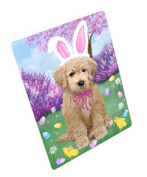 Easter Holiday Goldendoodle Dog Large Refrigerator / Dishwasher Magnet RMAG103854