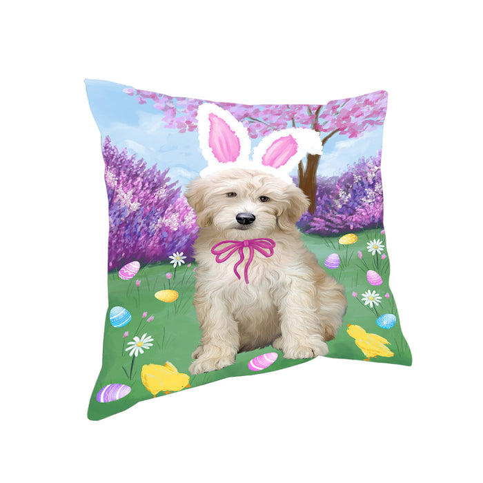 Easter Holiday Goldendoodle Dog Pillow PIL82020