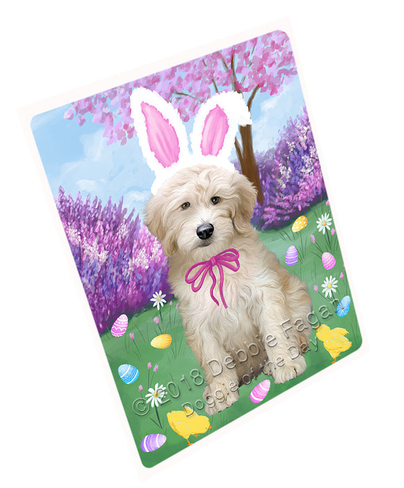 Easter Holiday Goldendoodle Dog Large Refrigerator / Dishwasher Magnet RMAG103860