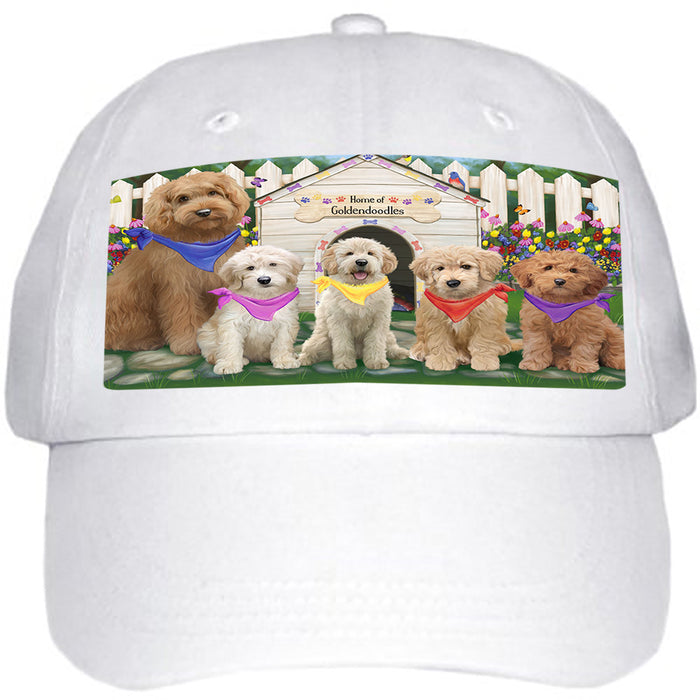 Spring Dog House Goldendoodles Dog Ball Hat Cap HAT60351
