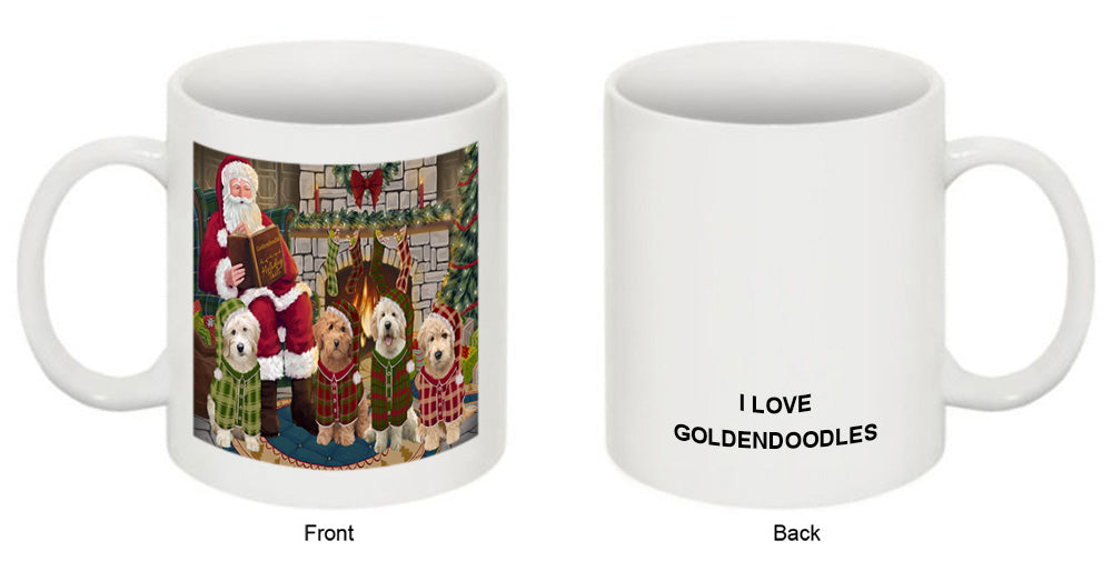 Christmas Cozy Holiday Tails Goldendoodles Dog Coffee Mug MUG50525