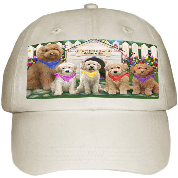 Spring Dog House Goldendoodles Dog Ball Hat Cap HAT60351