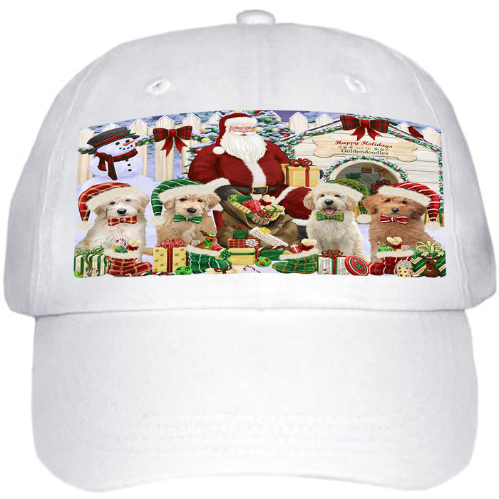 Christmas Dog House Goldendoodles Dog Ball Hat Cap HAT61539