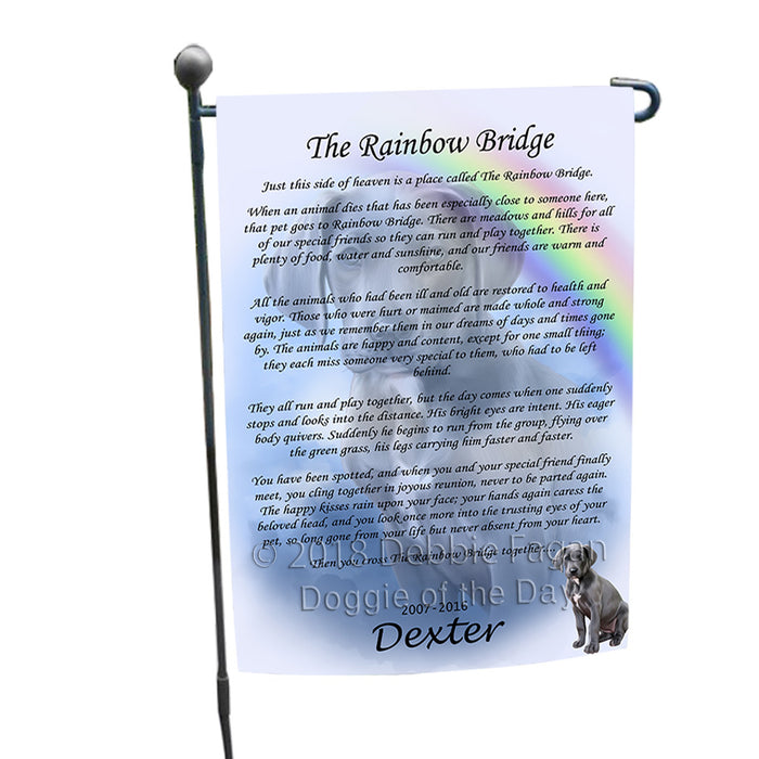 Rainbow Bridge Great Dane Dog Garden Flag GFLG56187