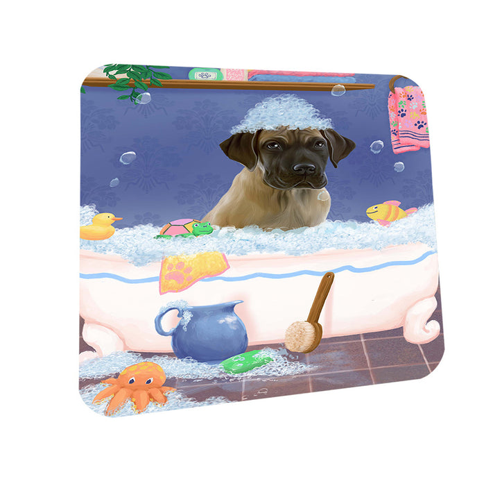 Rub A Dub Dog In A Tub Great Dane Dog Coasters Set of 4 CST57335