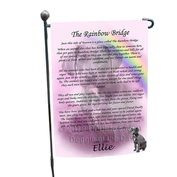 Rainbow Bridge Great Dane Dog Garden Flag GFLG56191