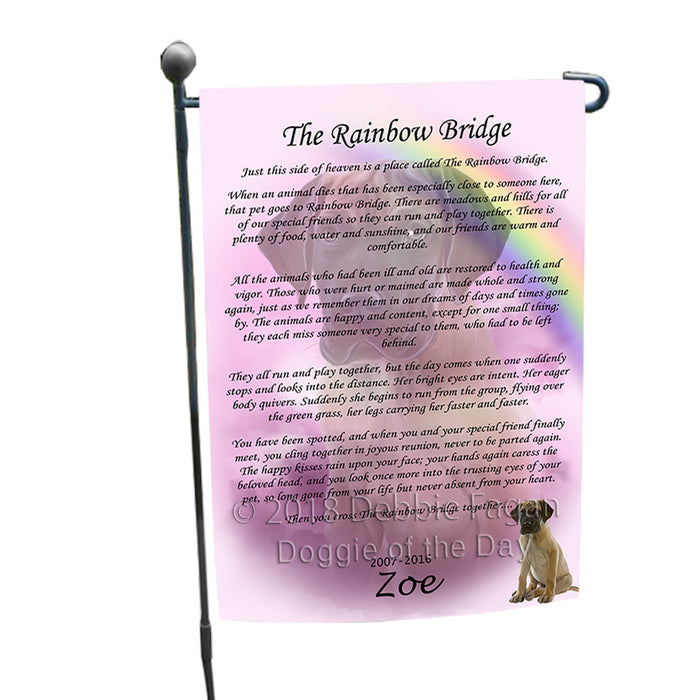 Rainbow Bridge Great Dane Dog Garden Flag GFLG56193