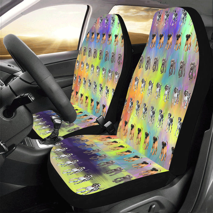 Paradise Wave Great Dane Dogs Car Seat Covers (Set of 2)