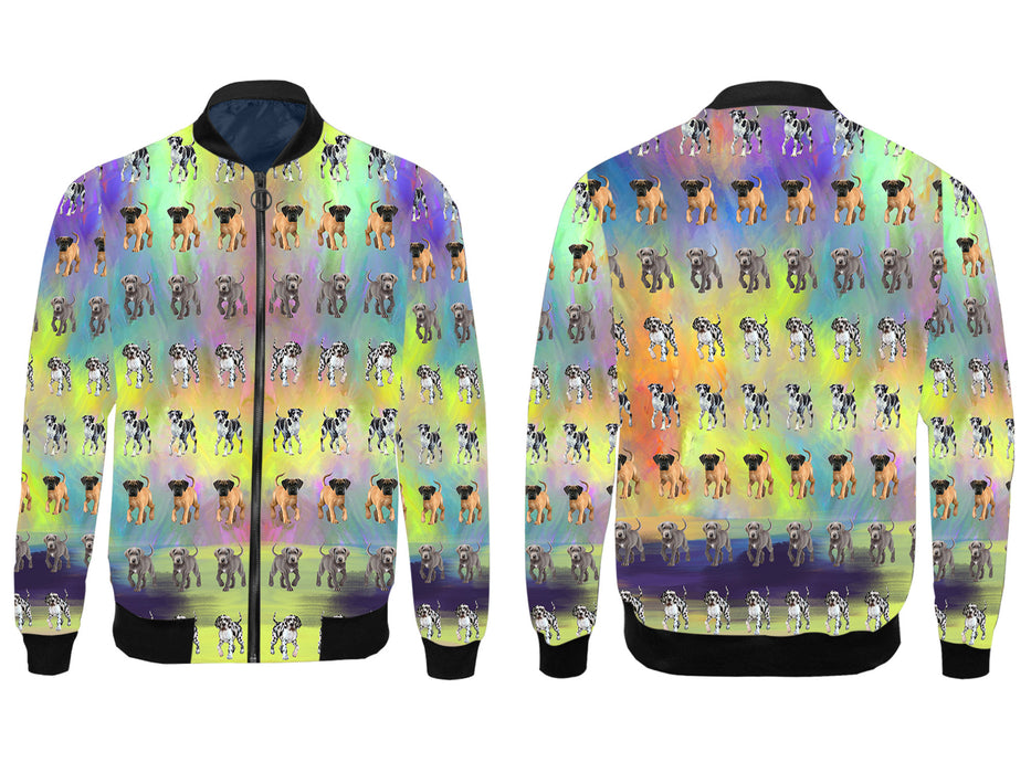 Paradise Wave Great Dane Dogs All Over Print Wome's Jacket