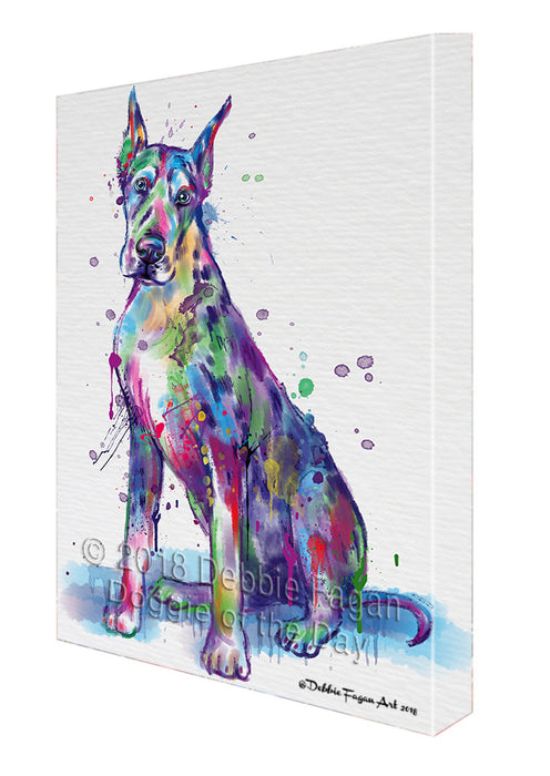 Watercolor Great Dane Dog Canvas Print Wall Art Décor CVS136232