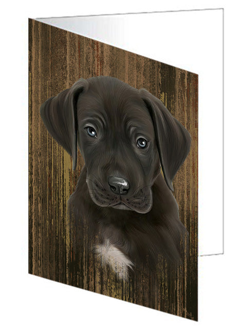 Rustic Great Dane Dog Handmade Artwork Assorted Pets Greeting Cards and Note Cards with Envelopes for All Occasions and Holiday Seasons GCD55286