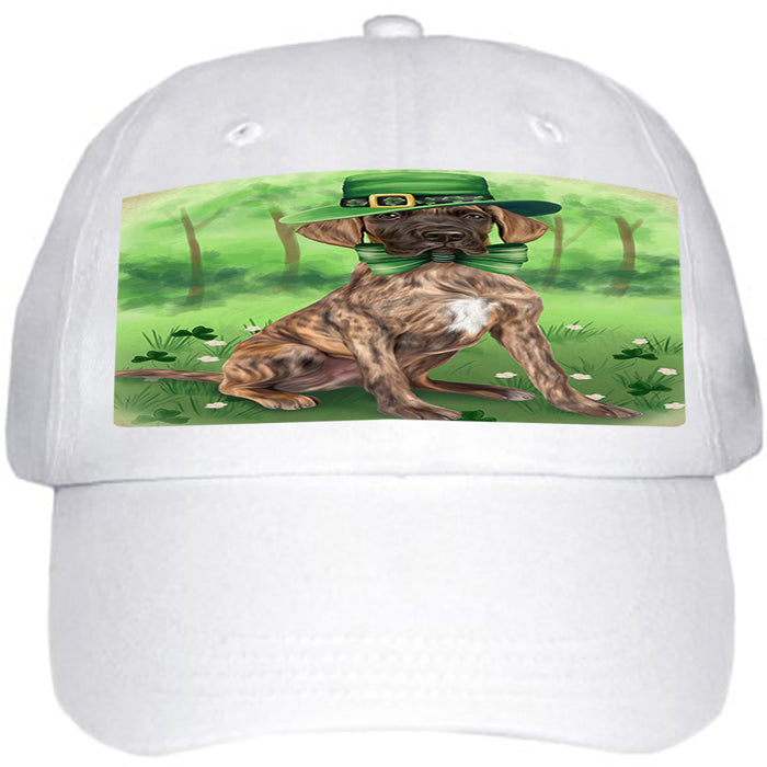 St. Patricks Day Irish Portrait Great Dane Dog Ball Hat Cap HAT50172