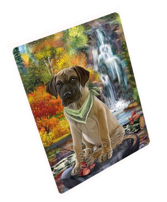 Scenic Waterfall Great Dane Dog Magnet Mini (3.5" x 2") MAG54531