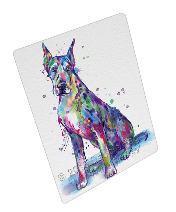 Watercolor Great Dane Dog Small Magnet MAG76213