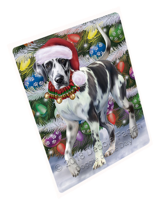 Trotting in the Snow Great Dane Dog Magnet MAG75096 (Small 5.5" x 4.25")
