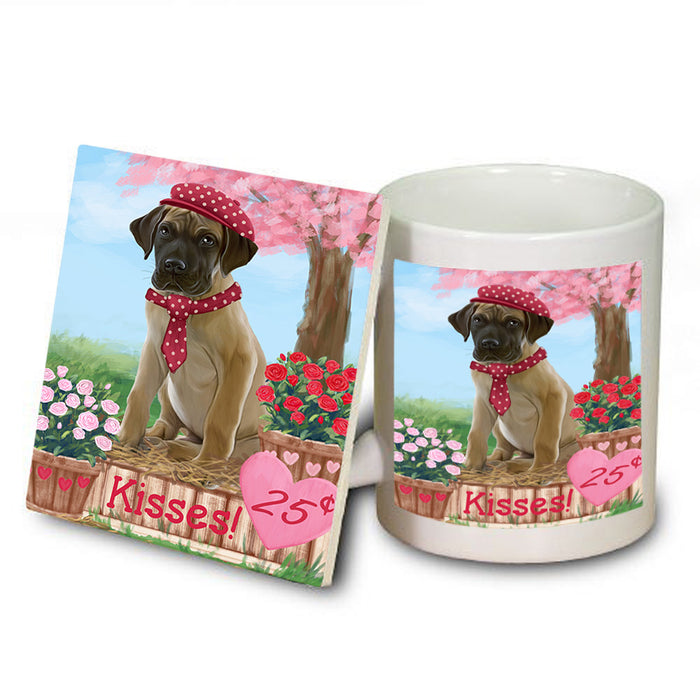 Rosie 25 Cent Kisses Great Dane Dog Mug and Coaster Set MUC55869