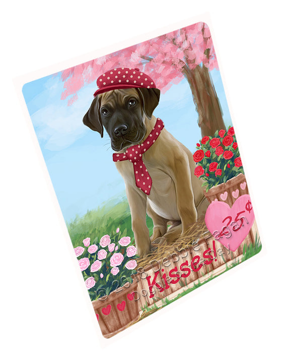 Rosie 25 Cent Kisses Great Dane Dog Magnet MAG72768 (Small 5.5" x 4.25")