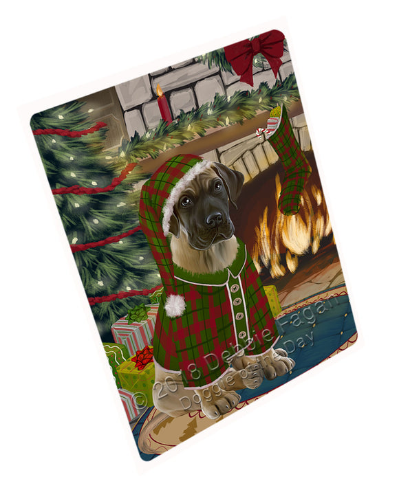 The Stocking was Hung Great Dane Dog Magnet MAG71100 (Small 5.5" x 4.25")