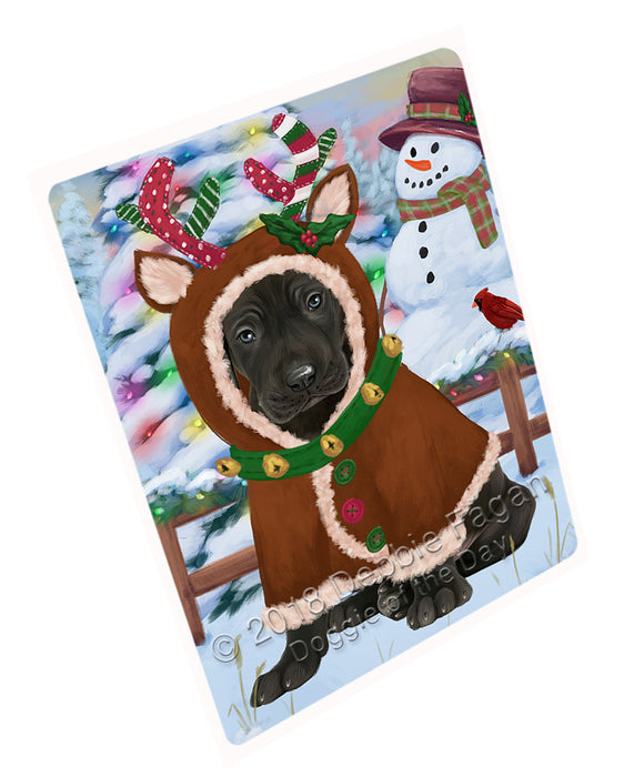 Christmas Gingerbread House Candyfest Great Dane Dog Large Refrigerator / Dishwasher Magnet RMAG100350