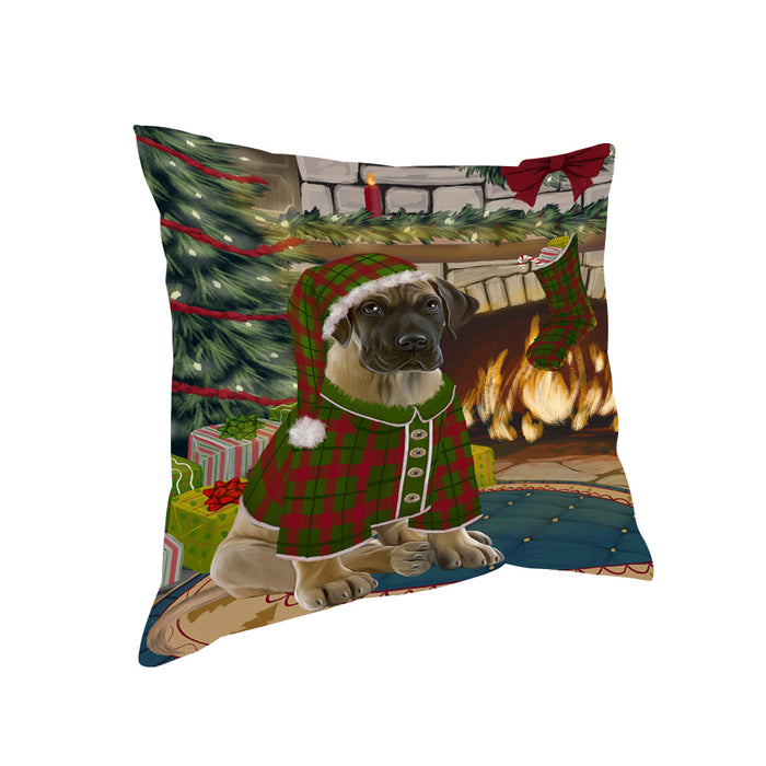 The Stocking was Hung Great Dane Dog Pillow PIL70212