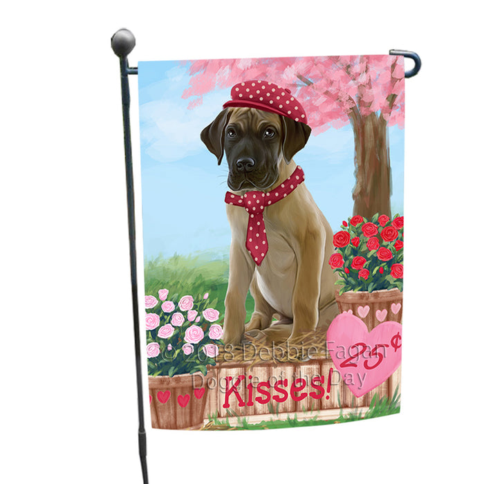 Rosie 25 Cent Kisses Great Dane Dog Garden Flag GFLG56425