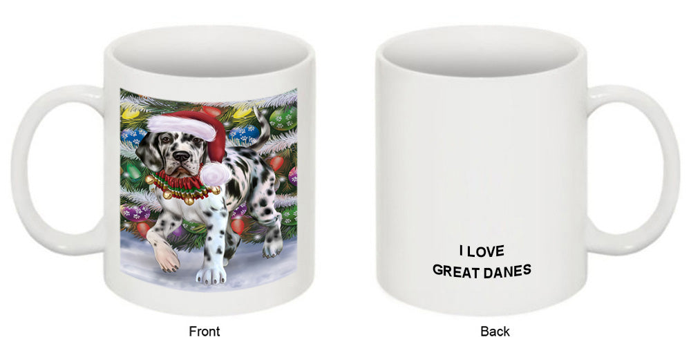 Trotting in the Snow Great Dane Dog Coffee Mug MUG52052