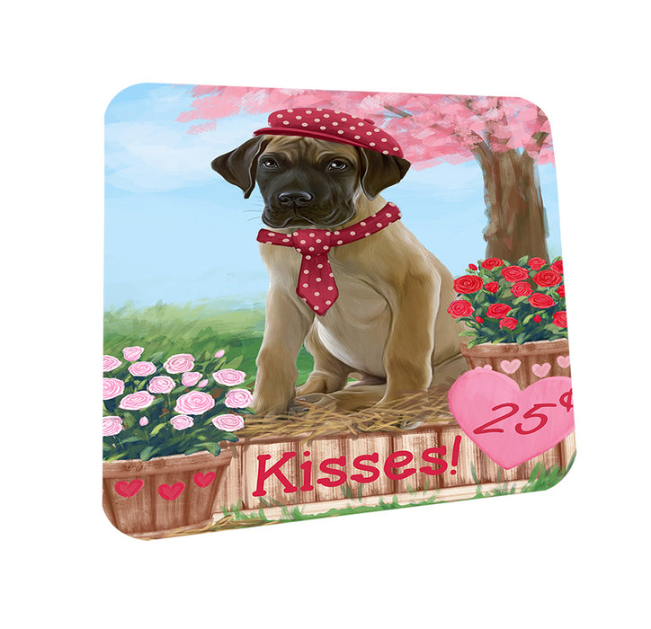 Rosie 25 Cent Kisses Great Dane Dog Coasters Set of 4 CST55835