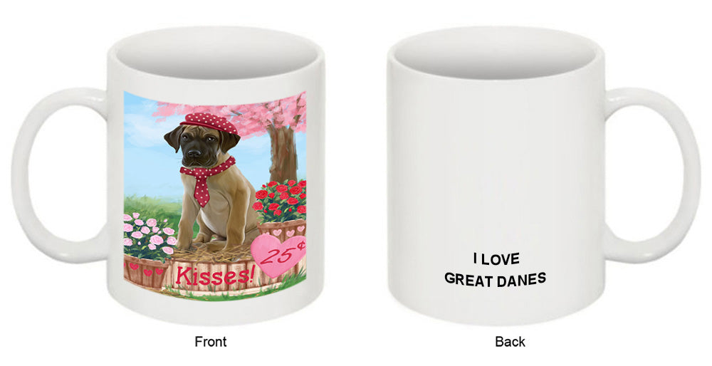 Rosie 25 Cent Kisses Great Dane Dog Coffee Mug MUG51275
