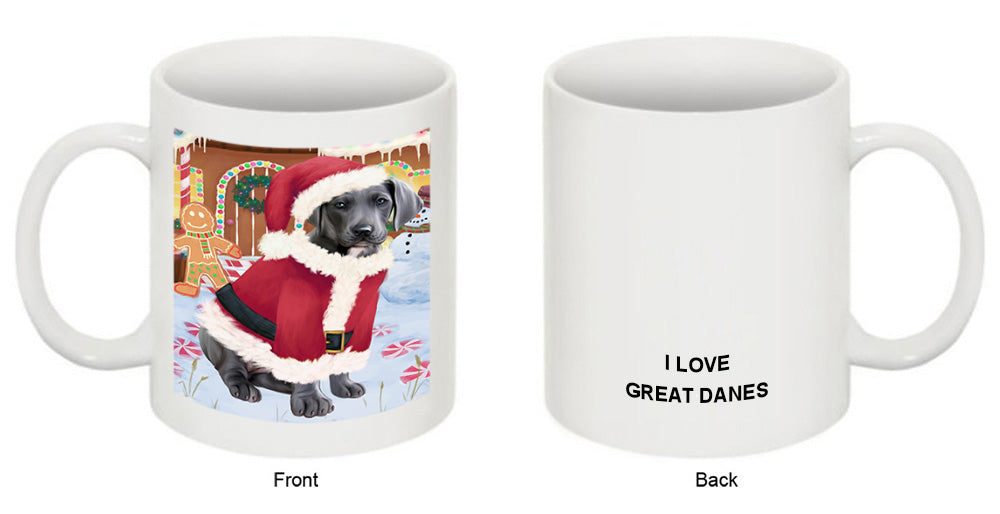 Christmas Gingerbread House Candyfest Great Dane Dog Coffee Mug MUG51746