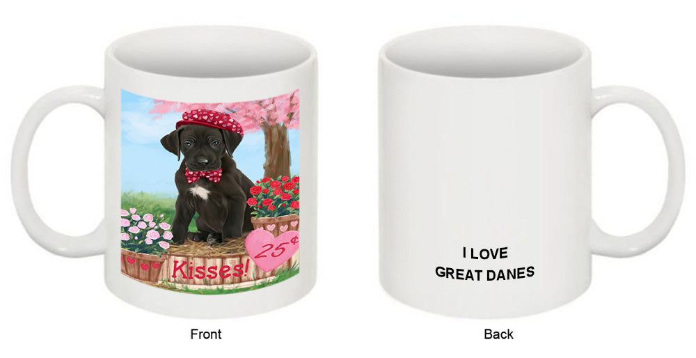 Rosie 25 Cent Kisses Great Dane Dog Coffee Mug MUG51276