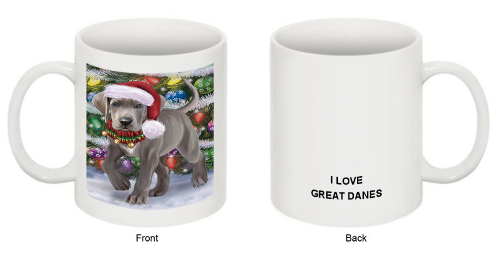 Trotting in the Snow Great Dane Dog Coffee Mug MUG52053