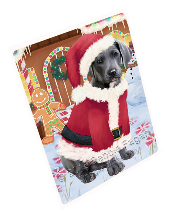 Christmas Gingerbread House Candyfest Great Dane Dog Magnet MAG74183 (Small 5.5" x 4.25")
