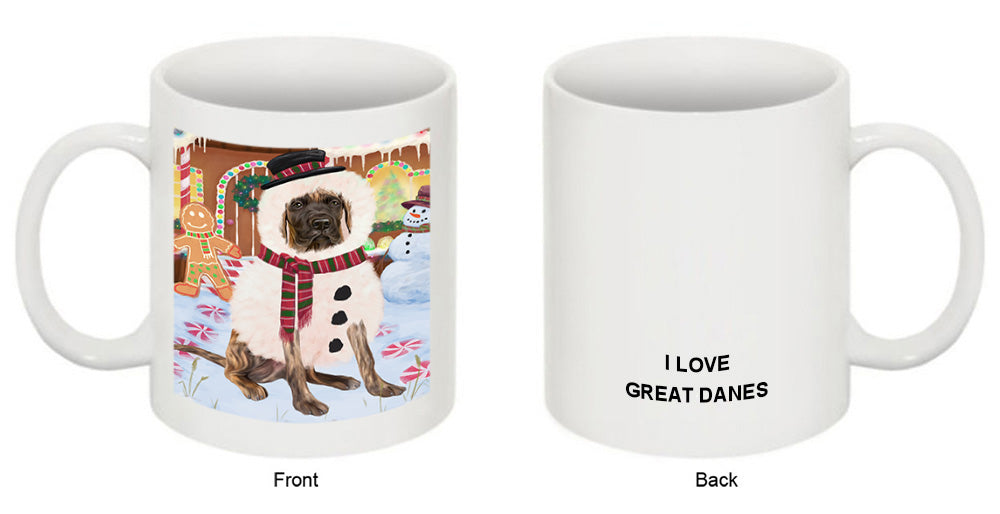 Christmas Gingerbread House Candyfest Great Dane Dog Coffee Mug MUG51747