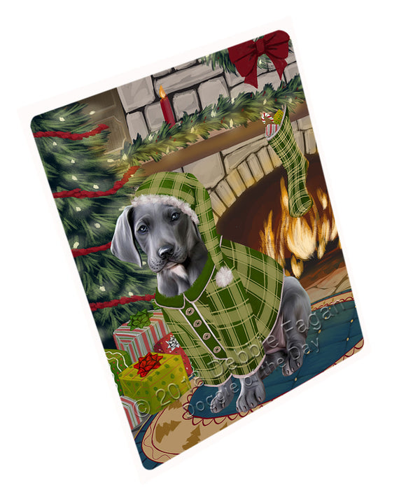 The Stocking was Hung Great Dane Dog Magnet MAG71106 (Small 5.5" x 4.25")