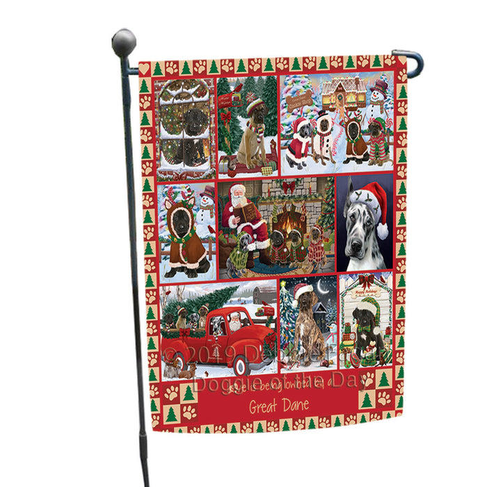 Love is Being Owned Christmas Great Dane Dogs Garden Flag GFLG65899