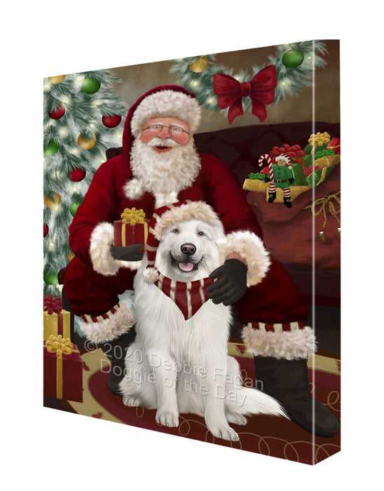 Santa I've Been Good Great Pyrenees Dog Canvas Print Wall Art Décor CVS148607