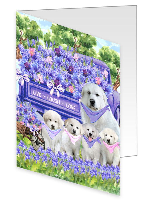 Great Pyrene Greeting Cards & Note Cards: Explore a Variety of Designs, Custom, Personalized, Halloween Invitation Card with Envelopes, Gifts for Dog Lovers
