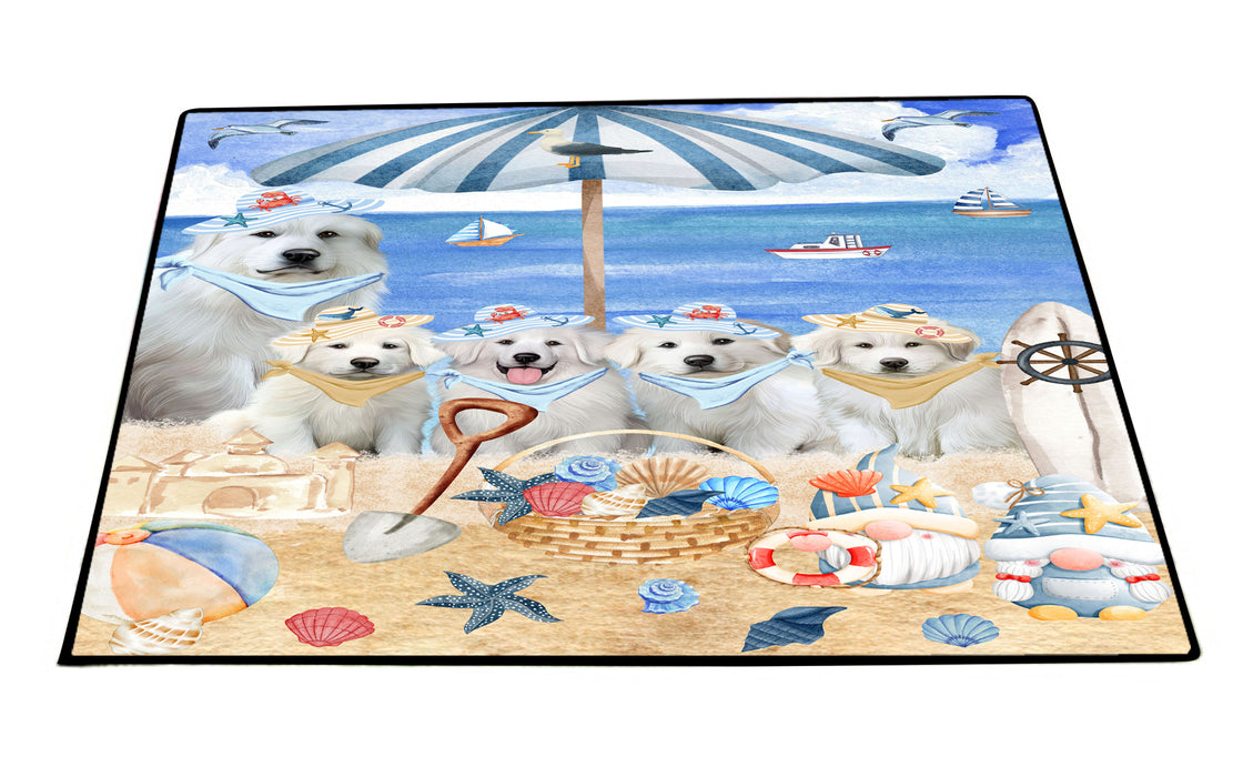 Great Pyrenees Floor Mat and Door Mats, Explore a Variety of Designs, Personalized, Anti-Slip Welcome Mat for Outdoor and Indoor, Custom Gift for Dog Lovers